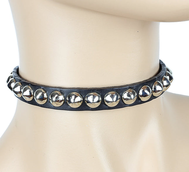 CK132  CONE STUUDED CHOKER