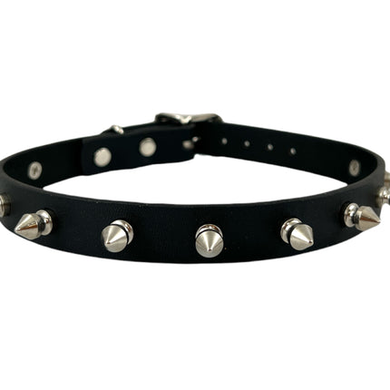 CK134M VEGAN MATT PASTEL SPIKE CHOKER