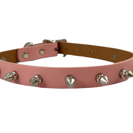CK134M VEGAN MATT PASTEL SPIKE CHOKER