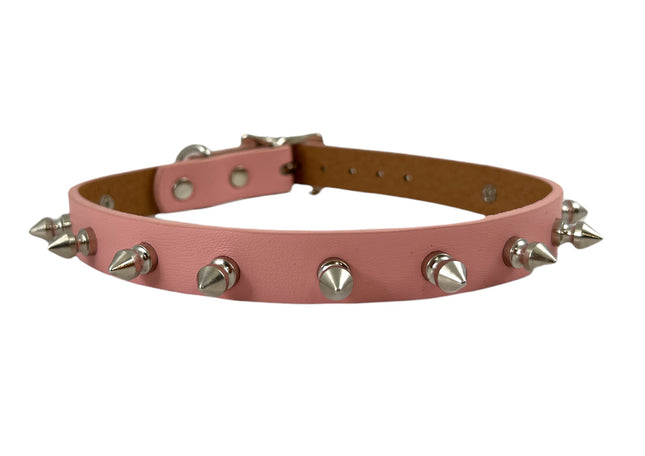 CK134M VEGAN MATT PASTEL SPIKE CHOKER