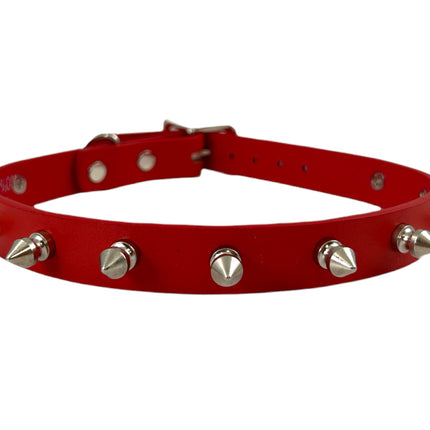 CK134M VEGAN MATT PASTEL SPIKE CHOKER