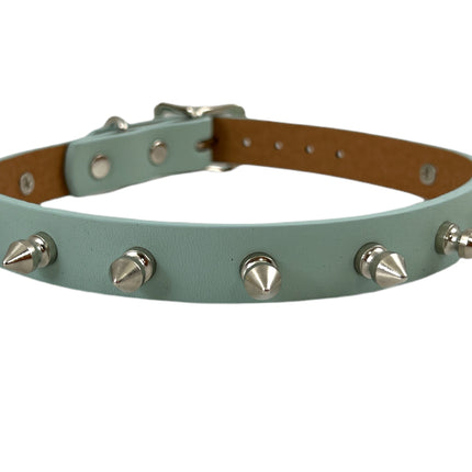 CK134M VEGAN MATT PASTEL SPIKE CHOKER