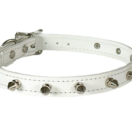 CK134 PATENT NEON SPIKE CHOKER 3/4" WIDE