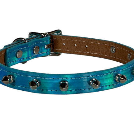 CK134RN  RAINBOW SPIKE COLLAR