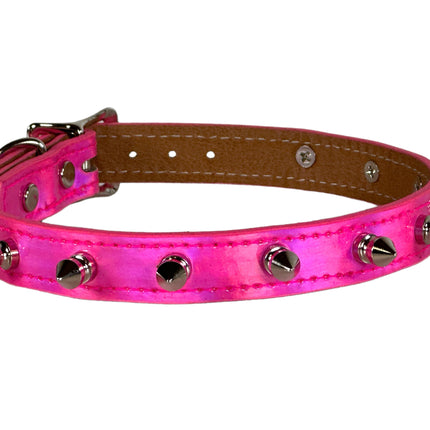 CK134RN  RAINBOW SPIKE COLLAR