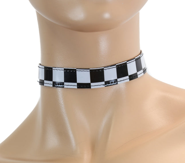 CK138CHK 3/4" CHECKERED PLAIN CHOKER