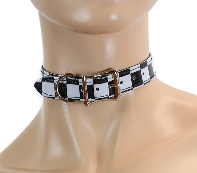 CK138CHK 3/4" CHECKERED PLAIN CHOKER