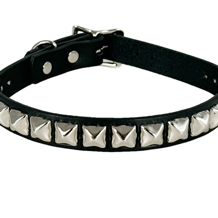 CK140 PATENT NEON STUDDED CHOKER