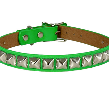 CK140 PATENT NEON STUDDED CHOKER