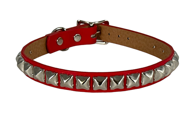 CK140 PATENT NEON STUDDED CHOKER