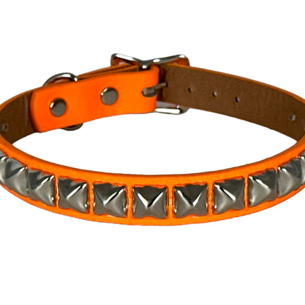 CK140 PATENT NEON STUDDED CHOKER