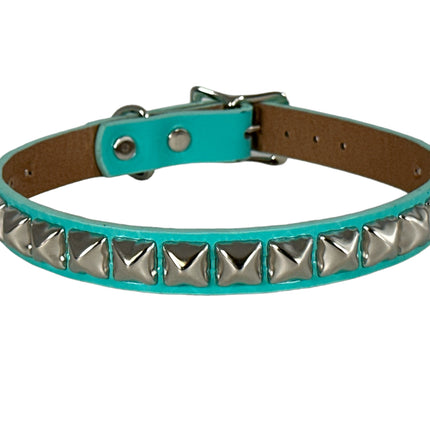 CK140 PATENT NEON STUDDED CHOKER