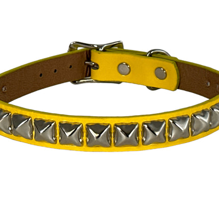 CK140 PATENT NEON STUDDED CHOKER