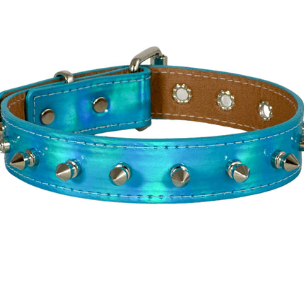 CK148RN  RAINBOW SPIKE COLLAR