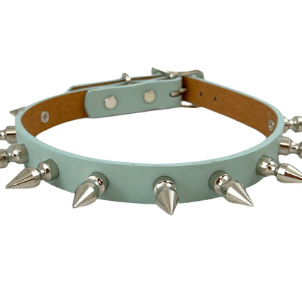 FCK328 VEGAN COLOR 1" SPIKE CHOKER