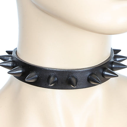 CK163 1/2" SKINNY CHOKER WITH CONE SPIKE