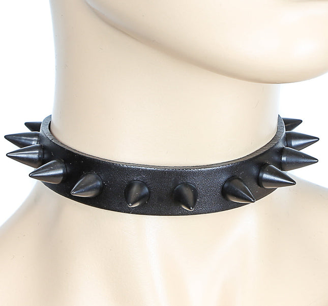 CK163 1/2" SKINNY CHOKER WITH CONE SPIKE