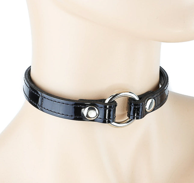 CK168 PATENT SKINNY RING LINK