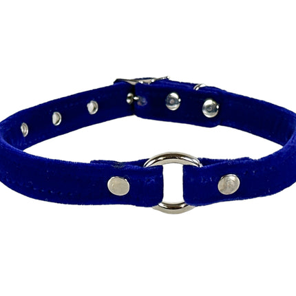 CK168  1/2" VELVET RING CHOKER