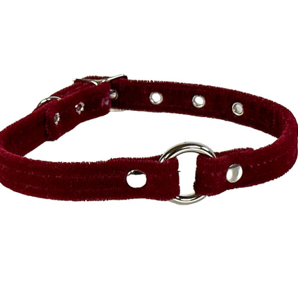 CK168  1/2" VELVET RING CHOKER