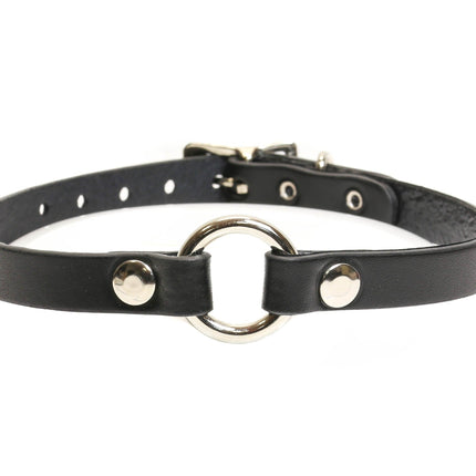 CK168  1/2" MIDDLE RING VAMPIRE CHOKER