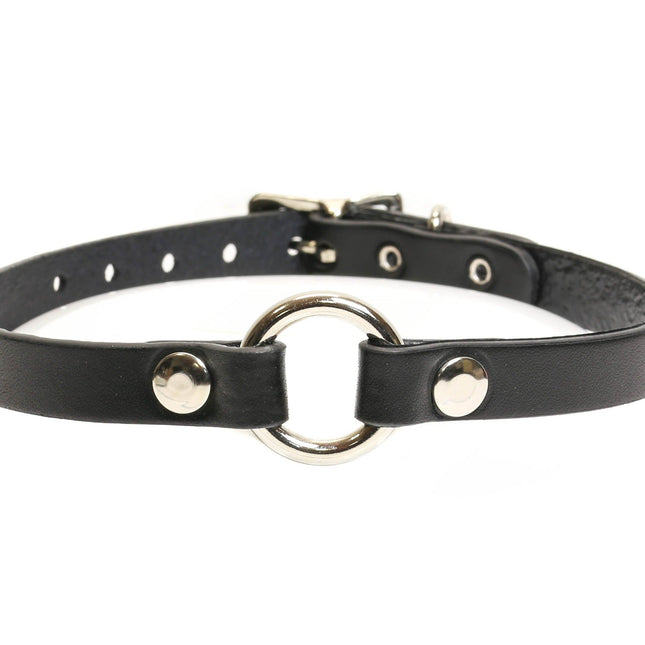 CK168  1/2" MIDDLE RING VAMPIRE CHOKER