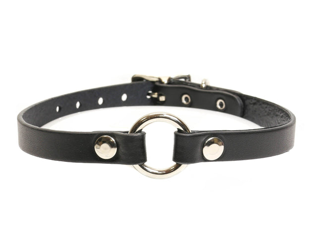 CK168  1/2" MIDDLE RING VAMPIRE CHOKER