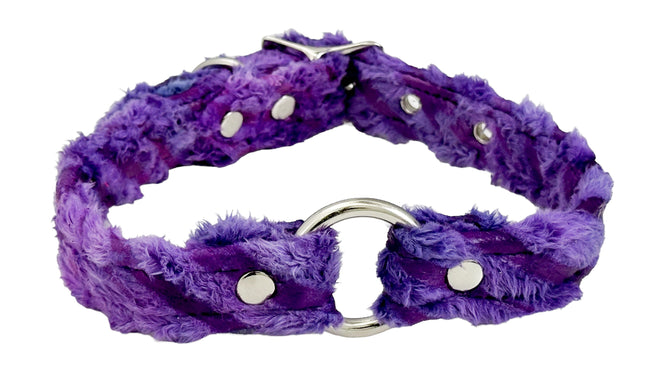CK169 FZ FUZZT FURRY  ZEBRA PRINT ZEBRA RING  CHOKER