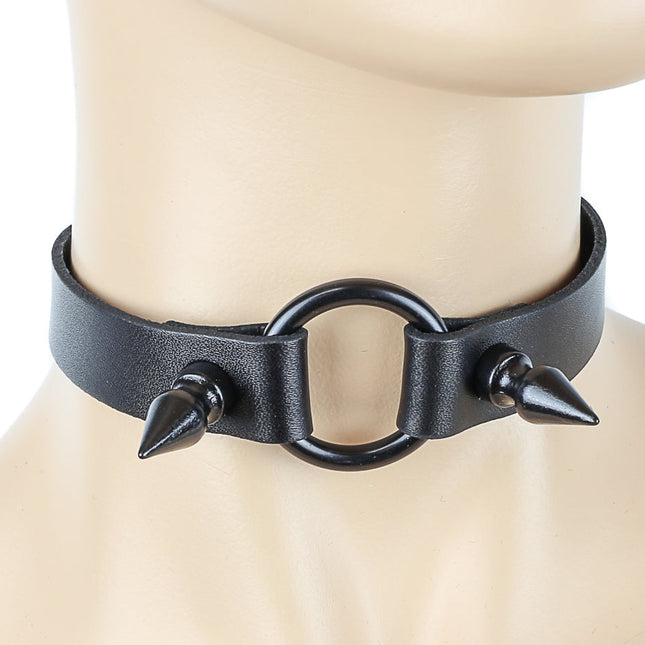 CK169M-SPIKE  1" SPIKE 3/4" WIDE CHOKER