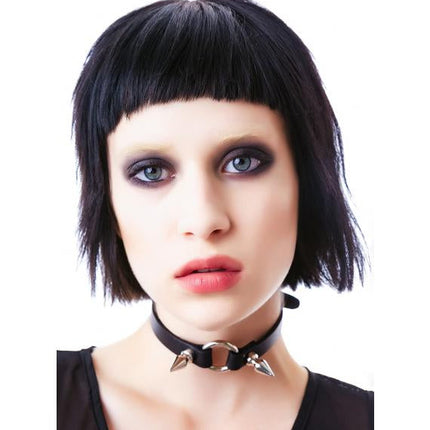 CK168SPIKE-M  1" SPIKE RING CHOKER
