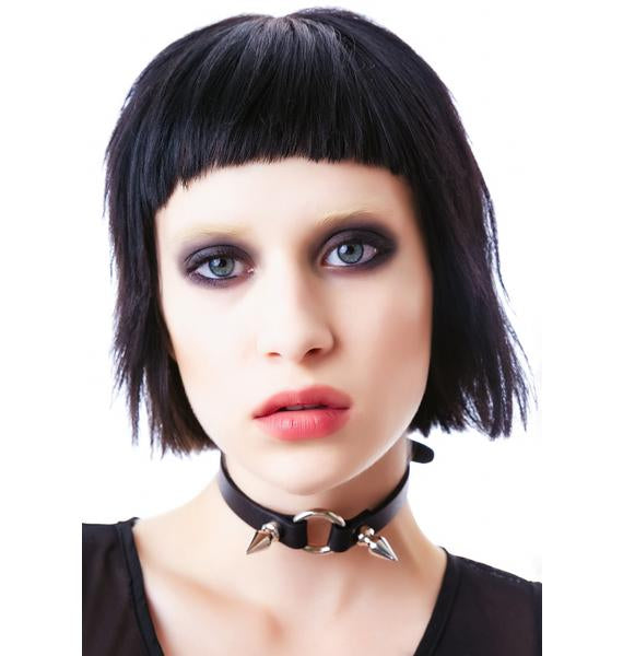 CK168SPIKE-M  1" SPIKE RING CHOKER