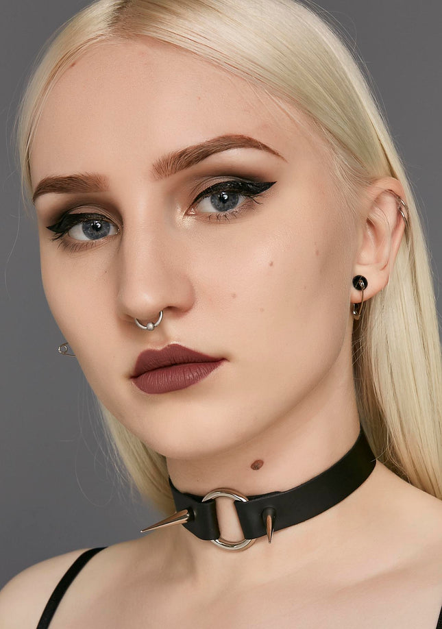 CK169T-SPIKE  1" PIN SPIKE SPIKE 3/4" WIDE CHOKER