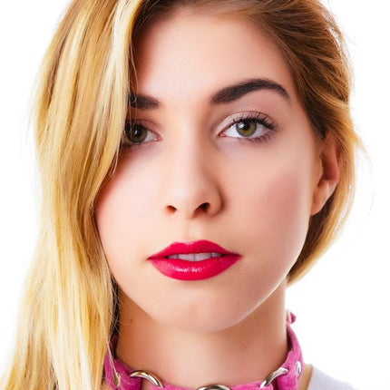 CK170 VELVET 3 SMALL RING LINK CHOKER