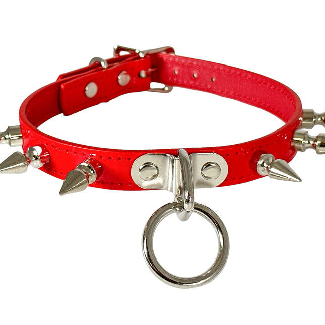 CK173M 1" SPIKE PATENT COLORS