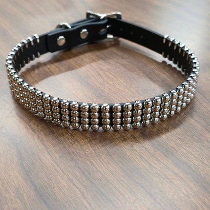 CK243  FOUR MINI ROUND STUD CHOKER
