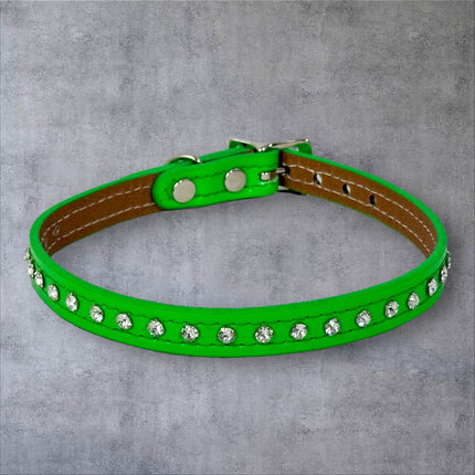 CK246 PATENT NEON SMALL CRYSTAL RHINESTONE