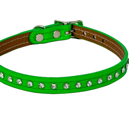 CK246 PATENT NEON SMALL CRYSTAL RHINESTONE