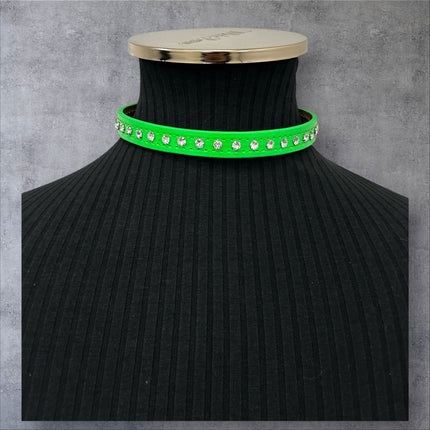 CK246 PATENT NEON SMALL CRYSTAL RHINESTONE