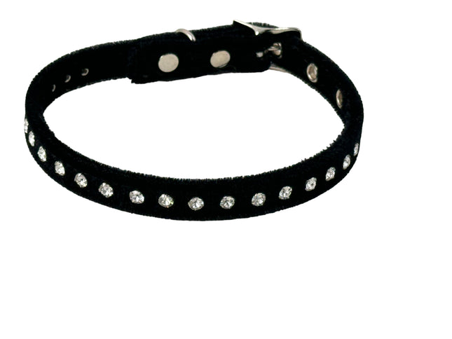 CK246 VELVET WITH SMALL CRYSTAL RHINESTONE