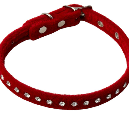 CK246 VELVET WITH SMALL CRYSTAL RHINESTONE