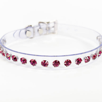 CK247CLR RHINESTONE CLEAR  CHOKER