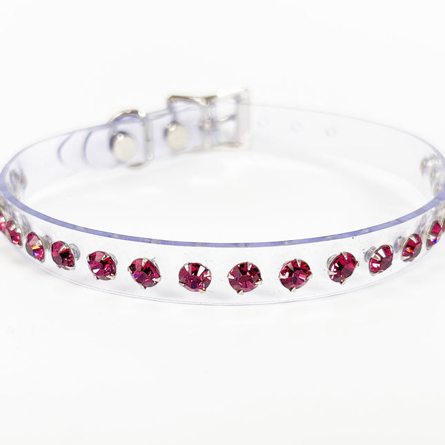CK247CLR RHINESTONE CLEAR  CHOKER