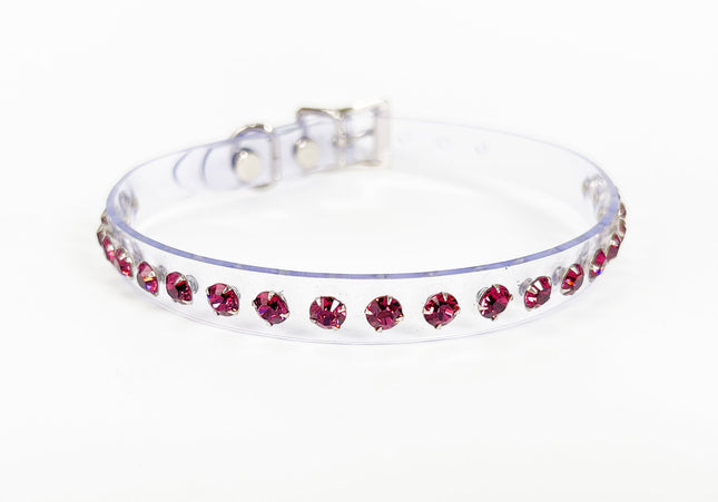 CK247CLR RHINESTONE CLEAR  CHOKER