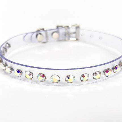 CK247CLR RHINESTONE CLEAR  CHOKER