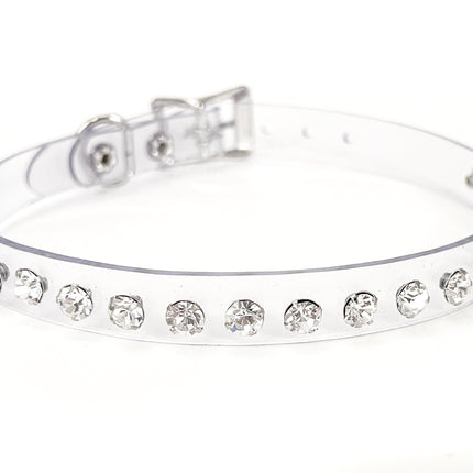CK247CLR RHINESTONE CLEAR  CHOKER
