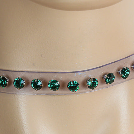 CK247CLR RHINESTONE CLEAR  CHOKER