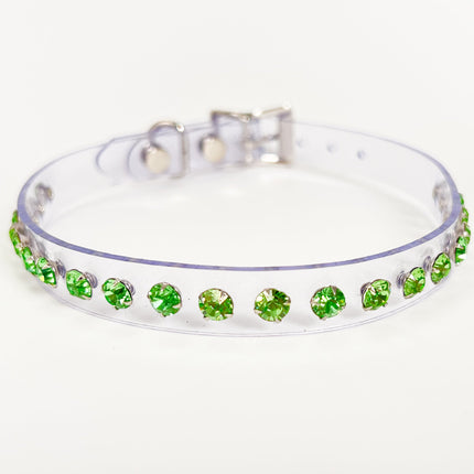 CK247CLR RHINESTONE CLEAR  CHOKER