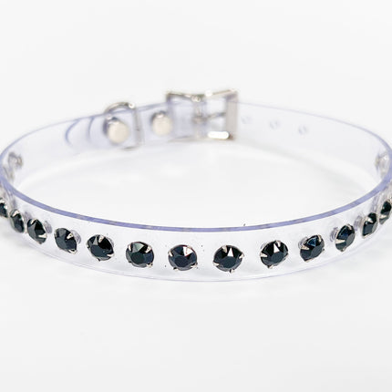 CK247CLR RHINESTONE CLEAR  CHOKER