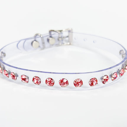 CK247CLR RHINESTONE CLEAR  CHOKER