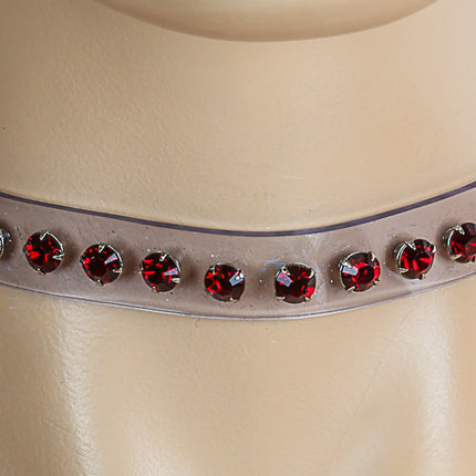 CK247CLR RHINESTONE CLEAR  CHOKER